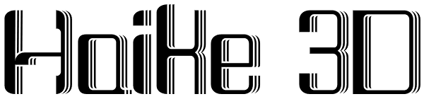 Haike 3D Font