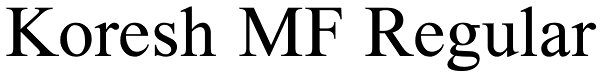 Koresh MF Regular Font