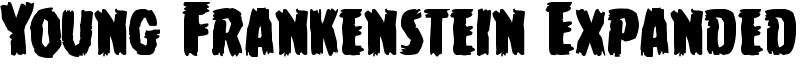 Young Frankenstein Expanded Font
