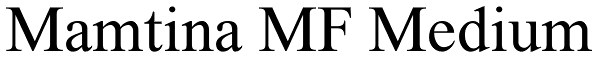 Mamtina MF Medium Font