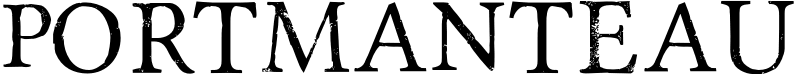 Portmanteau Font