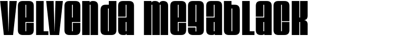 Velvenda Megablack Font