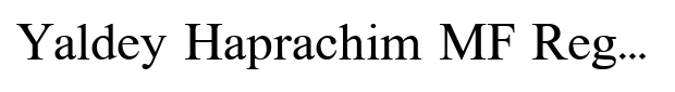 Yaldey Haprachim MF Regular Font