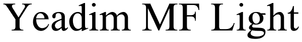 Yeadim MF Light Font