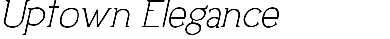 Uptown Elegance Font