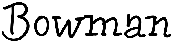 Bowman Font