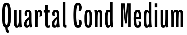 Quartal Cond Medium Font