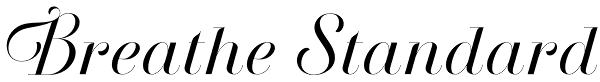 Breathe Standard Font