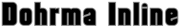 Dohrma Inline Font