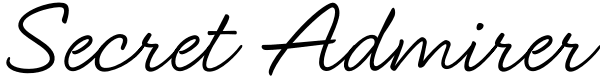 Secret Admirer Font