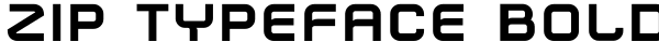 Zip Typeface Bold Font