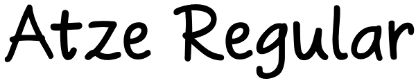 Atze Regular Font