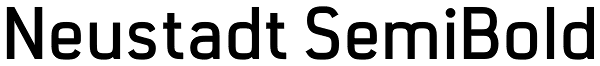 Neustadt SemiBold Font