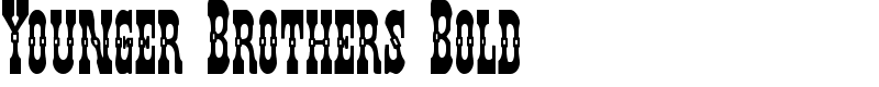 Younger Brothers Bold Font