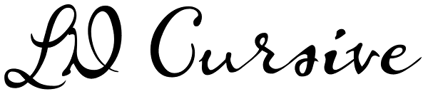 LD Cursive Font