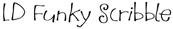 LD Funky Scribble Font