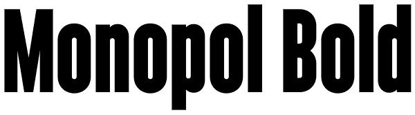 Monopol Bold Font