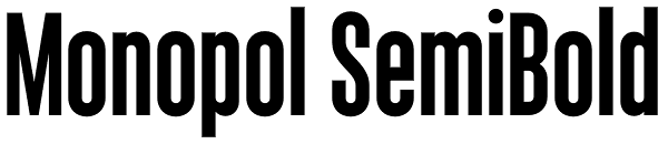 Monopol SemiBold Font