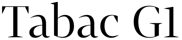 Tabac G1 Font