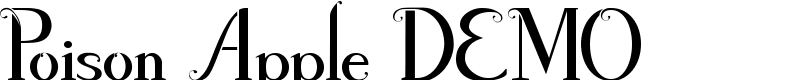 Poison Apple DEMO Font