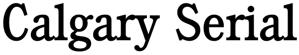 Calgary Serial Font