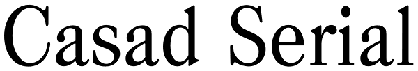 Casad Serial Font