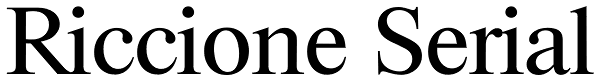 Riccione Serial Font