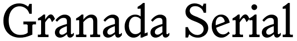 Granada Serial Font