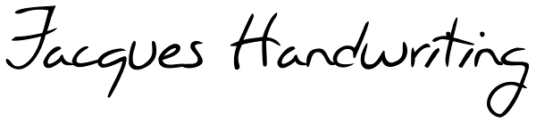 Jacques Handwriting Font