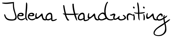 Jelena Handwriting Font