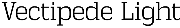 Vectipede Light Font