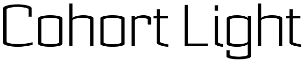 Cohort Light Font