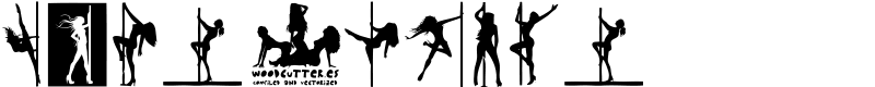 Pole Dance Font