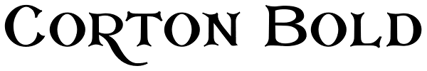 Corton Bold Font