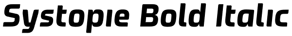 Systopie Bold Italic Font