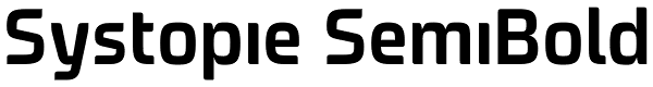 Systopie SemiBold Font