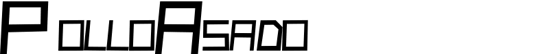 PolloAsado Font