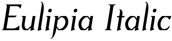 Eulipia Italic Font