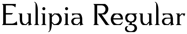 Eulipia Regular Font