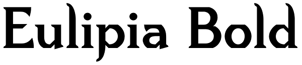 Eulipia Bold Font