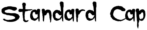 Standard Cap Font