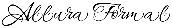 Allura Formal Font