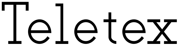 Teletex Font