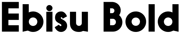 Ebisu Bold Font