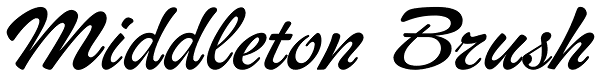 Middleton Brush Font