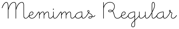 Memimas Regular Font