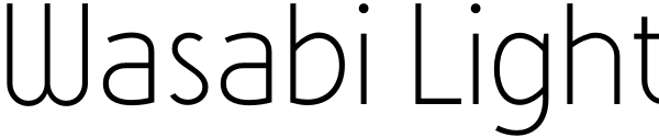 Wasabi Light Font