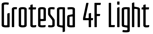 Grotesqa 4F Light Font