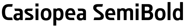 Casiopea SemiBold Font