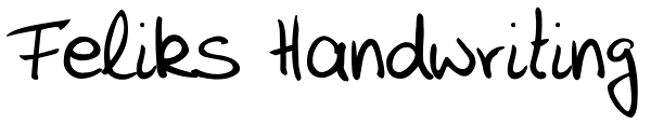 Feliks Handwriting Font